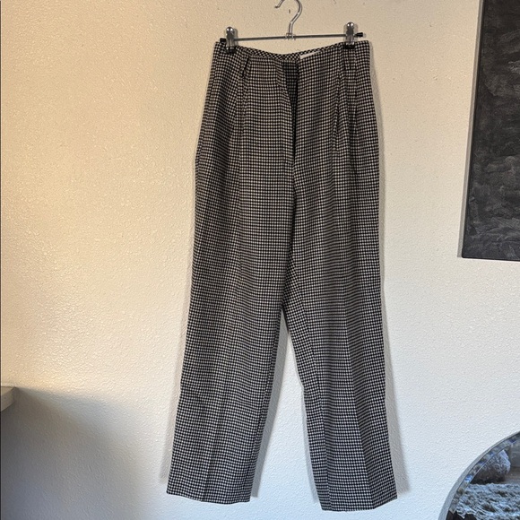 Wool Houndstooth trousers‎